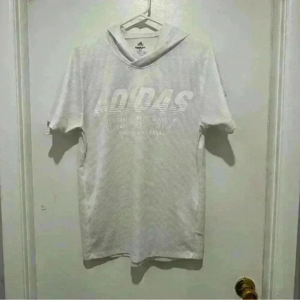 Adidas kids jersey‎ hooded t shirt